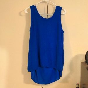 Royal blue tank top